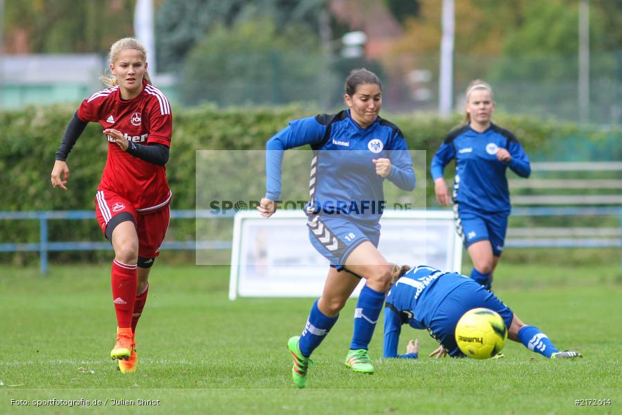 Anna-Lena Issing, 09.10.2016, Frauen, Fussball, Regionalliga Süd, 1. FC Nürnberg, ETSV Würzburg - Bild-ID: 2172614 Anna-Lena Issing, 09.10.2016, Frauen, Fussball, Regionalliga Süd, 1. FC Nürnberg, ETSV Würzburg - Bild-ID: 2172614
