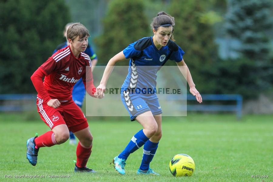 Theresa Damm, 09.10.2016, Frauen, Fussball, Regionalliga Süd, 1. FC Nürnberg, ETSV Würzburg - Bild-ID: 2172640 Theresa Damm, 09.10.2016, Frauen, Fussball, Regionalliga Süd, 1. FC Nürnberg, ETSV Würzburg - Bild-ID: 2172640