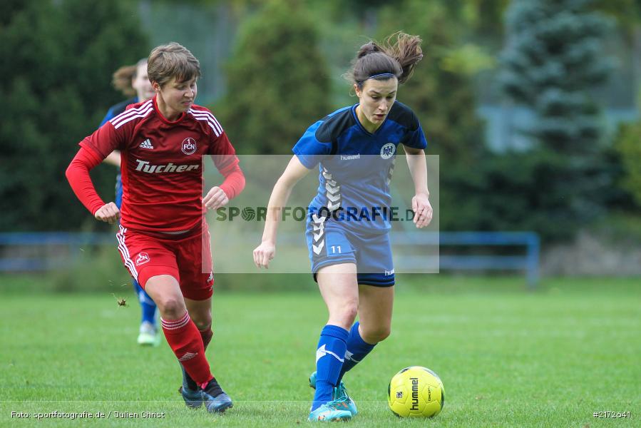 Theresa Damm, 09.10.2016, Frauen, Fussball, Regionalliga Süd, 1. FC Nürnberg, ETSV Würzburg - Bild-ID: 2172641 Theresa Damm, 09.10.2016, Frauen, Fussball, Regionalliga Süd, 1. FC Nürnberg, ETSV Würzburg - Bild-ID: 2172641