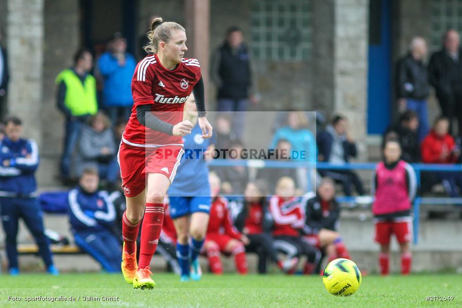 Marina Büttel, 09.10.2016, Frauen, Fussball, Regionalliga Süd, 1. FC Nürnberg, ETSV Würzburg - Bild-ID: 2172649 Marina Büttel, 09.10.2016, Frauen, Fussball, Regionalliga Süd, 1. FC Nürnberg, ETSV Würzburg - Bild-ID: 2172649