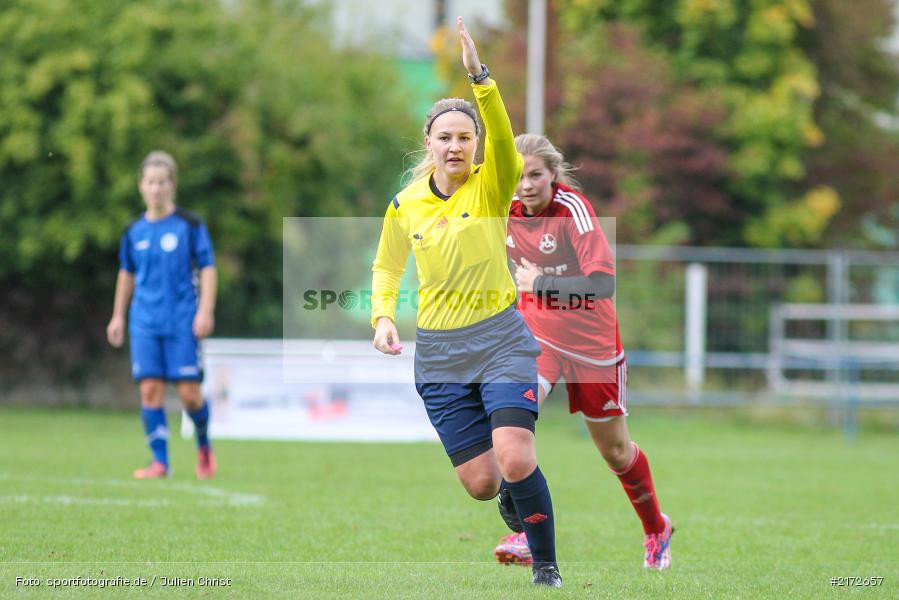 Miriam Bloß, 09.10.2016, Frauen, Fussball, Regionalliga Süd, 1. FC Nürnberg, ETSV Würzburg - Bild-ID: 2172657 Miriam Bloß, 09.10.2016, Frauen, Fussball, Regionalliga Süd, 1. FC Nürnberg, ETSV Würzburg - Bild-ID: 2172657