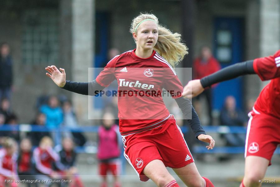 09.10.2016, Frauen, Fussball, Regionalliga Süd, 1. FC Nürnberg, ETSV Würzburg - Bild-ID: 2172661 09.10.2016, Frauen, Fussball, Regionalliga Süd, 1. FC Nürnberg, ETSV Würzburg - Bild-ID: 2172661