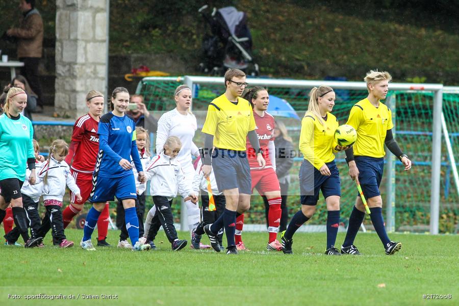 Florian Dressler, Vincent Lörler, Miriam Bloß, 09.10.2016, Frauen, Fussball, Regionalliga Süd, 1. FC Nürnberg, ETSV Würzburg - Bild-ID: 2172668