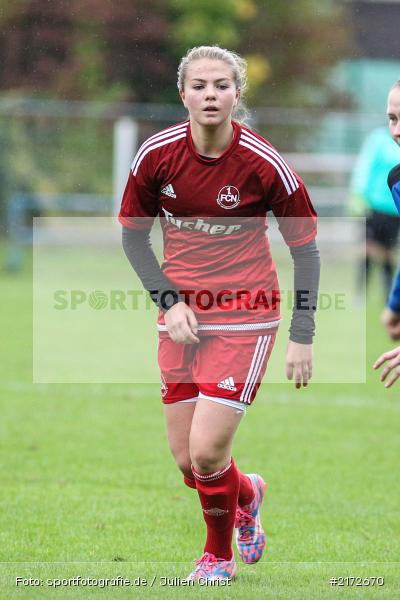 09.10.2016, Frauen, Fussball, Regionalliga Süd, 1. FC Nürnberg, ETSV Würzburg - Bild-ID: 2172670 09.10.2016, Frauen, Fussball, Regionalliga Süd, 1. FC Nürnberg, ETSV Würzburg - Bild-ID: 2172670