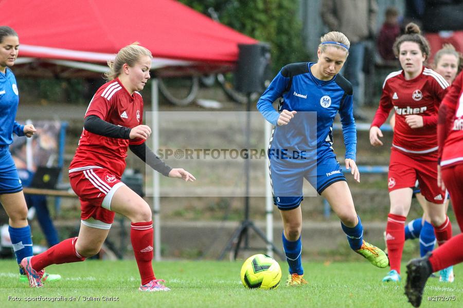 Christina Hahn, 09.10.2016, Frauen, Fussball, Regionalliga Süd, 1. FC Nürnberg, ETSV Würzburg - Bild-ID: 2172675 Christina Hahn, 09.10.2016, Frauen, Fussball, Regionalliga Süd, 1. FC Nürnberg, ETSV Würzburg - Bild-ID: 2172675