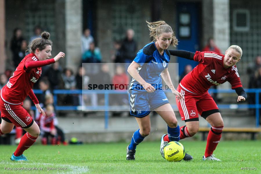 Nicole Kreußer, 09.10.2016, Frauen, Fussball, Regionalliga Süd, 1. FC Nürnberg, ETSV Würzburg - Bild-ID: 2172692 Nicole Kreußer, 09.10.2016, Frauen, Fussball, Regionalliga Süd, 1. FC Nürnberg, ETSV Würzburg - Bild-ID: 2172692