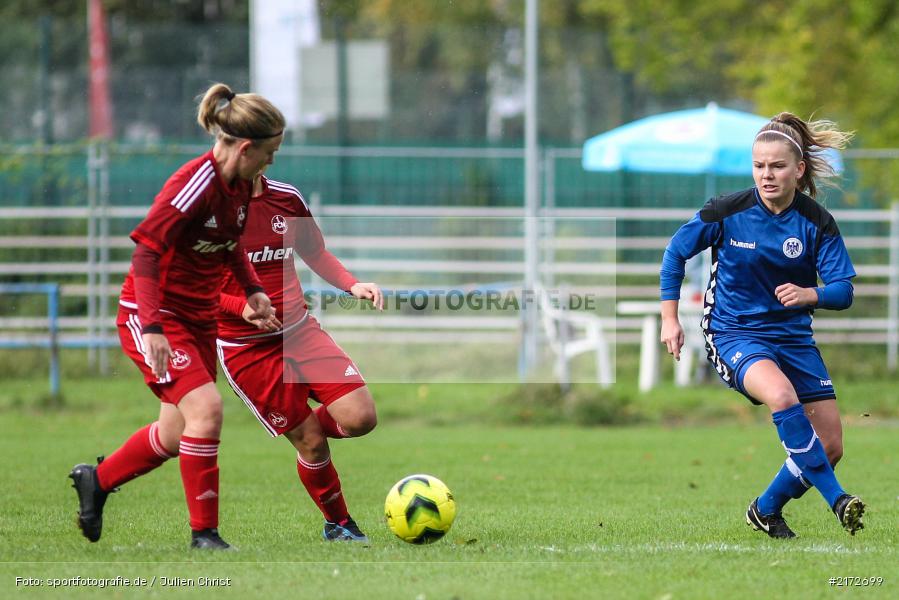 09.10.2016, Frauen, Fussball, Regionalliga Süd, 1. FC Nürnberg, ETSV Würzburg - Bild-ID: 2172699 09.10.2016, Frauen, Fussball, Regionalliga Süd, 1. FC Nürnberg, ETSV Würzburg - Bild-ID: 2172699