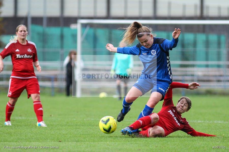 Lisa Tietz, Anabel Wanner, 09.10.2016, Frauen, Fussball, Regionalliga Süd, 1. FC Nürnberg, ETSV Würzburg - Bild-ID: 2172731 Lisa Tietz, Anabel Wanner, 09.10.2016, Frauen, Fussball, Regionalliga Süd, 1. FC Nürnberg, ETSV Würzburg - Bild-ID: 2172731
