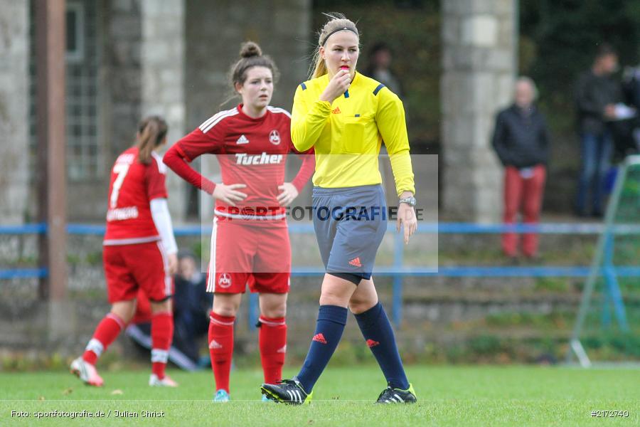 Miriam Bloß, 09.10.2016, Frauen, Fussball, Regionalliga Süd, 1. FC Nürnberg, ETSV Würzburg - Bild-ID: 2172740 Miriam Bloß, 09.10.2016, Frauen, Fussball, Regionalliga Süd, 1. FC Nürnberg, ETSV Würzburg - Bild-ID: 2172740