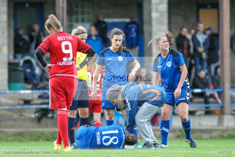 Anna-Lena Issing, 09.10.2016, Frauen, Fussball, Regionalliga Süd, 1. FC Nürnberg, ETSV Würzburg - Bild-ID: 2172741 Anna-Lena Issing, 09.10.2016, Frauen, Fussball, Regionalliga Süd, 1. FC Nürnberg, ETSV Würzburg - Bild-ID: 2172741