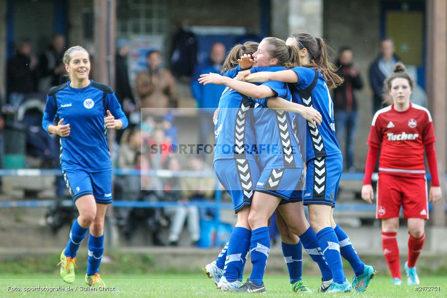 Theresa Damm, Maria Ansmann, 09.10.2016, Frauen, Fussball, Regionalliga Süd, 1. FC Nürnberg, ETSV Würzburg - Bild-ID: 2172751 Theresa Damm, Maria Ansmann, 09.10.2016, Frauen, Fussball, Regionalliga Süd, 1. FC Nürnberg, ETSV Würzburg - Bild-ID: 2172751