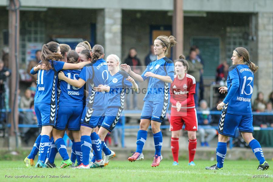 Theresa Damm, Maria Ansmann, 09.10.2016, Frauen, Fussball, Regionalliga Süd, 1. FC Nürnberg, ETSV Würzburg - Bild-ID: 2172754 Theresa Damm, Maria Ansmann, 09.10.2016, Frauen, Fussball, Regionalliga Süd, 1. FC Nürnberg, ETSV Würzburg - Bild-ID: 2172754
