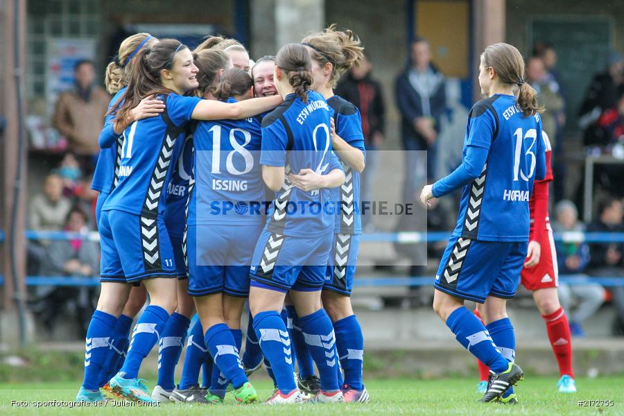 Anna-Lena Issing, Theresa Damm, Maria Ansmann, 09.10.2016, Frauen, Fussball, Regionalliga Süd, 1. FC Nürnberg, ETSV Würzburg - Bild-ID: 2172755 Anna-Lena Issing, Theresa Damm, Maria Ansmann, 09.10.2016, Frauen, Fussball, Regionalliga Süd, 1. FC Nürnberg, ETSV Würzburg - Bild-ID: 2172755