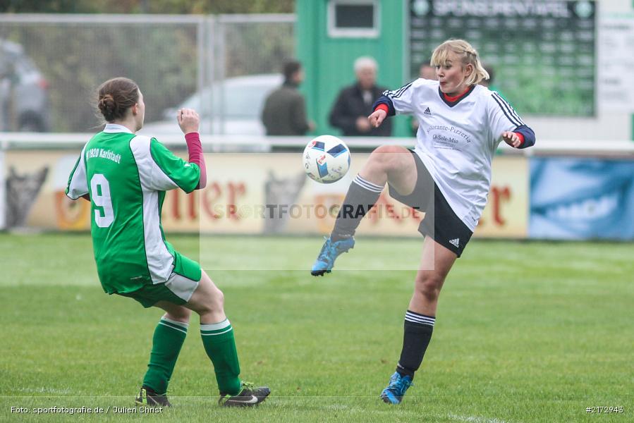 Kreisliga, 16.10.2016, Frauenfussball, Damen, 1. FC Eibstadt 05, FV Karlstadt - Bild-ID: 2172943
