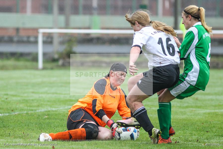 Kreisliga, 16.10.2016, Frauenfussball, Damen, 1. FC Eibstadt 05, FV Karlstadt - Bild-ID: 2172960