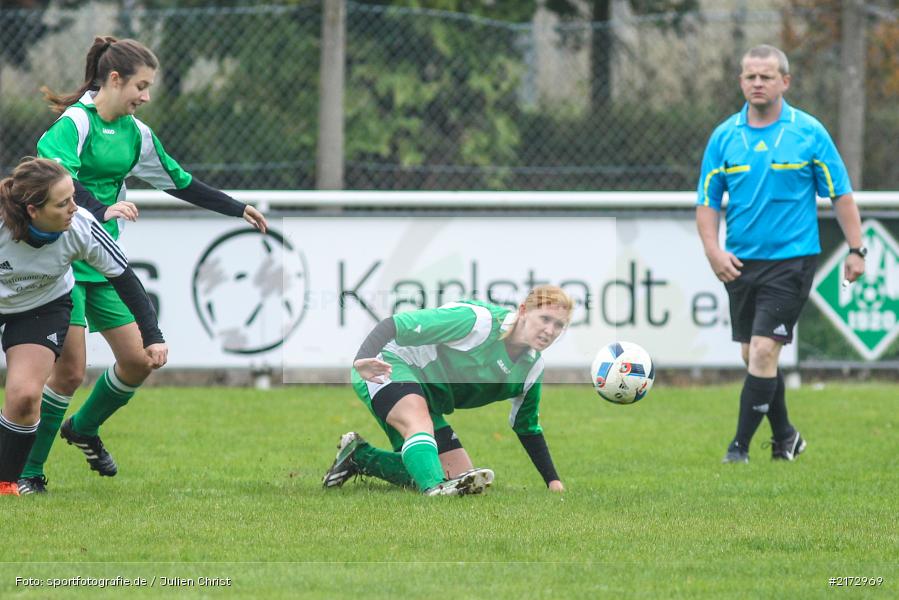 Kreisliga, 16.10.2016, Frauenfussball, Damen, 1. FC Eibstadt 05, FV Karlstadt - Bild-ID: 2172969