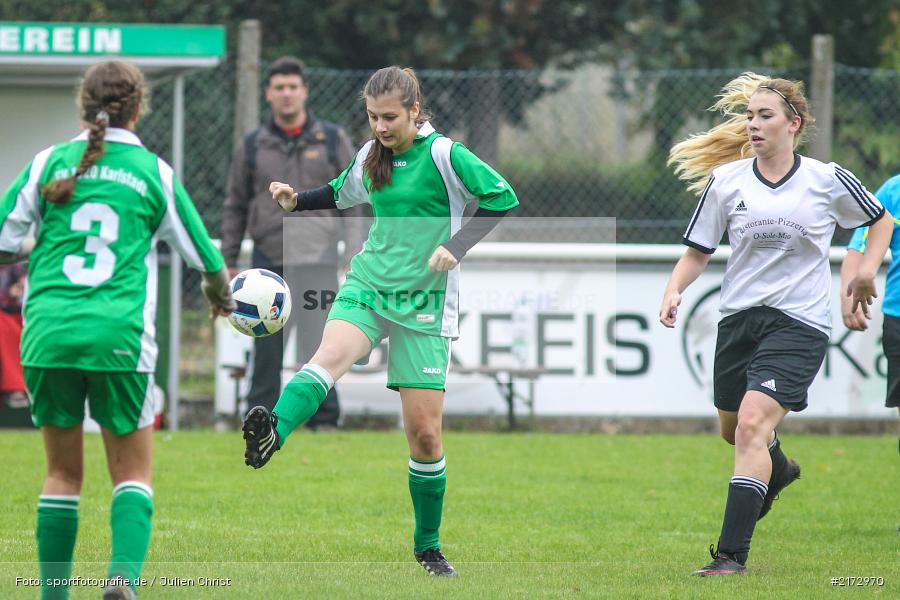 Kreisliga, 16.10.2016, Frauenfussball, Damen, 1. FC Eibstadt 05, FV Karlstadt - Bild-ID: 2172970