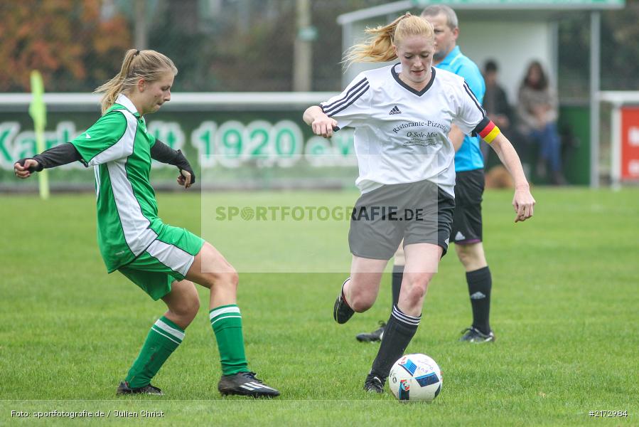 Kreisliga, 16.10.2016, Frauenfussball, Damen, 1. FC Eibstadt 05, FV Karlstadt - Bild-ID: 2172984 Kreisliga, 16.10.2016, Frauenfussball, Damen, 1. FC Eibstadt 05, FV Karlstadt - Bild-ID: 2172984