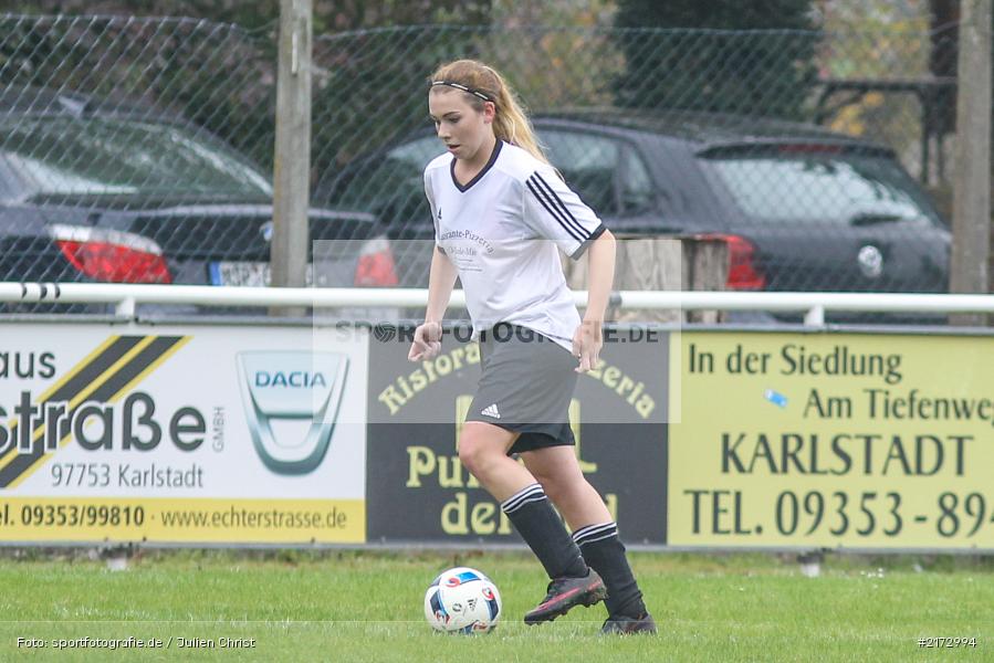 Kreisliga, 16.10.2016, Frauenfussball, Damen, 1. FC Eibstadt 05, FV Karlstadt - Bild-ID: 2172994