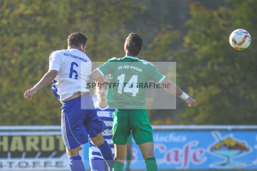16.10.2016, Bezirksliga Ufr. West, BSC Aschaffenburg-Schweinheim, FV Karlstadt - Bild-ID: 2173099 16.10.2016, Bezirksliga Ufr. West, BSC Aschaffenburg-Schweinheim, FV Karlstadt - Bild-ID: 2173099