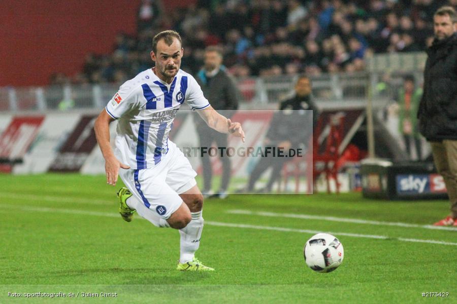 Erwin Hoffer, Würzburg, Flyeralarm-Arena, Bundesliga, 21.10.2016, Fußball, 2. Bundesliga, Karlsruher SC, FC Würzburger Kickers - Bild-ID: 2173429