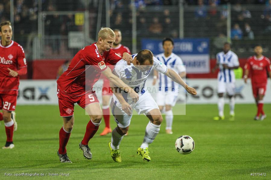 Erwin Hoffer, Clemens Schoppenhauer, Würzburg, Flyeralarm-Arena, Bundesliga, 21.10.2016, Fußball, 2. Bundesliga, Karlsruher SC, FC Würzburger Kickers - Bild-ID: 2173472