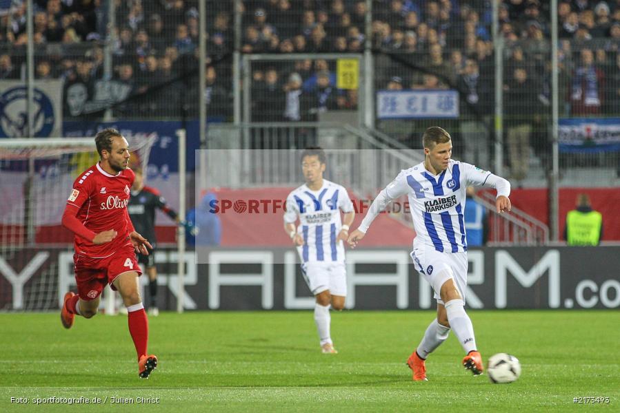 Florian Kamberi, Würzburg, Flyeralarm-Arena, Bundesliga, 21.10.2016, Fußball, 2. Bundesliga, Karlsruher SC, FC Würzburger Kickers - Bild-ID: 2173493