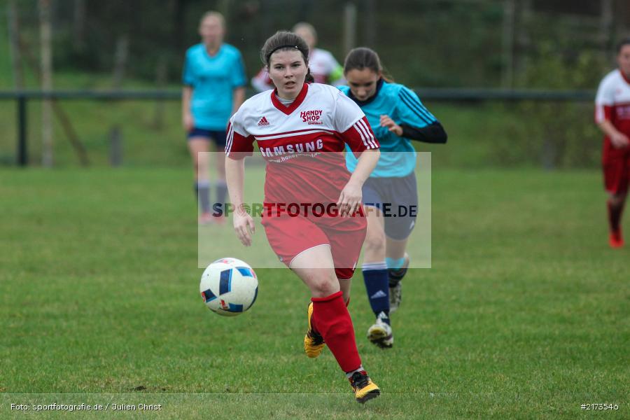 Lisa Vogel, Fussball, 22.10.2016, Bezirksliga Frauen, SpVgg Adelsberg, FC Karsbach 2 - Bild-ID: 2173546