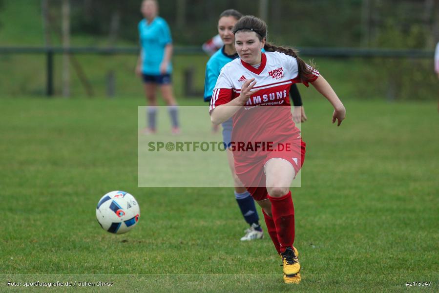 Lisa Vogel, Fussball, 22.10.2016, Bezirksliga Frauen, SpVgg Adelsberg, FC Karsbach 2 - Bild-ID: 2173547