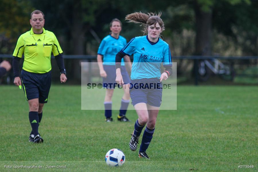 Katharina Schmitt, Fussball, 22.10.2016, Bezirksliga Frauen, SpVgg Adelsberg, FC Karsbach 2 - Bild-ID: 2173548