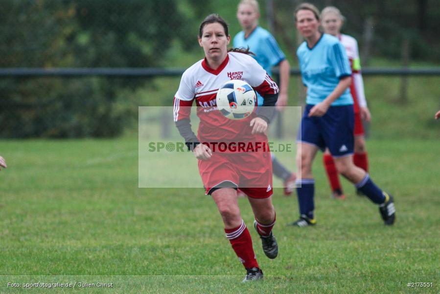 Julia Hehrlein, Fussball, 22.10.2016, Bezirksliga Frauen, SpVgg Adelsberg, FC Karsbach 2 - Bild-ID: 2173551