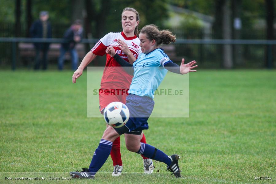 Verena Roth, Julia Siegler, Fussball, 22.10.2016, Bezirksliga Frauen, SpVgg Adelsberg, FC Karsbach 2 - Bild-ID: 2173554