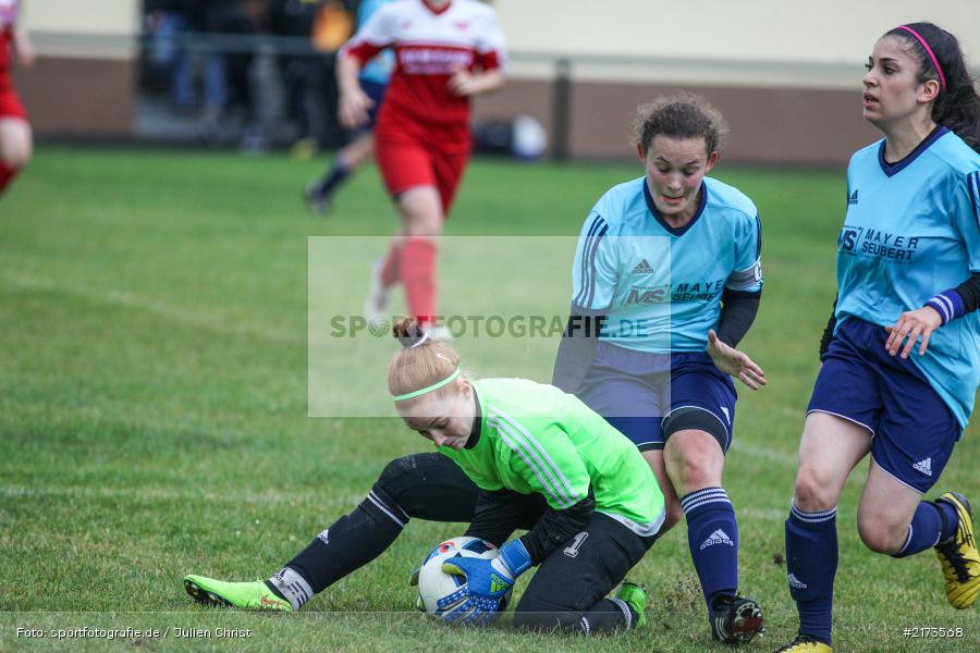 Denise Nehls, Julia Siegler, Fussball, 22.10.2016, Bezirksliga Frauen, SpVgg Adelsberg, FC Karsbach 2 - Bild-ID: 2173568