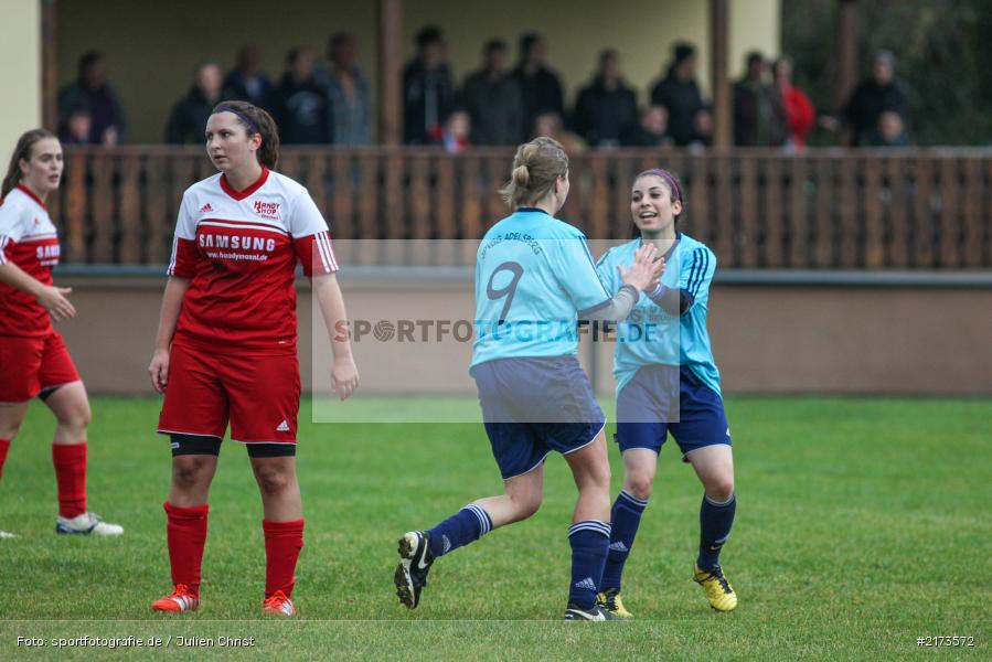 Fatma Soytekin, Katharina Weigand, Fussball, 22.10.2016, Bezirksliga Frauen, SpVgg Adelsberg, FC Karsbach 2 - Bild-ID: 2173572