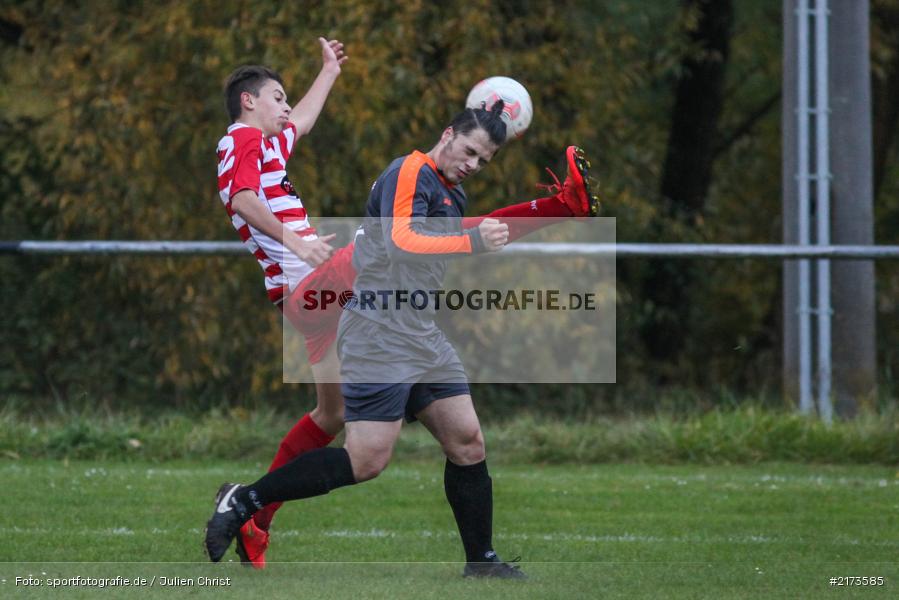 Michael Wolff, Veit Klement, 22.10.2016, Fussball, U19 Bezirksoberliga, SpVgg Hösbach-Bahnhof, JFG Kreis Karlstadt - Bild-ID: 2173585