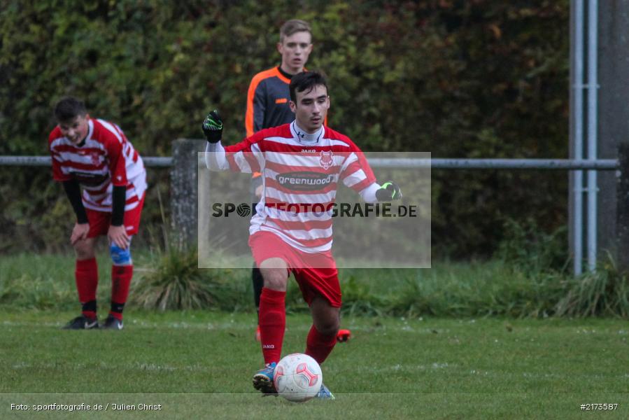 Leon Bayreuther, 22.10.2016, Fussball, U19 Bezirksoberliga, SpVgg Hösbach-Bahnhof, JFG Kreis Karlstadt - Bild-ID: 2173587