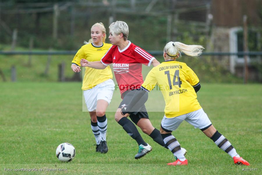 Delia Brandenstein, Shannon Bärnreuther, 22.10.2016, Fussball, Landesliga Nord Frauen, SpVgg Oberfranken Bayreuth, FC Karsbach - Bild-ID: 2173597