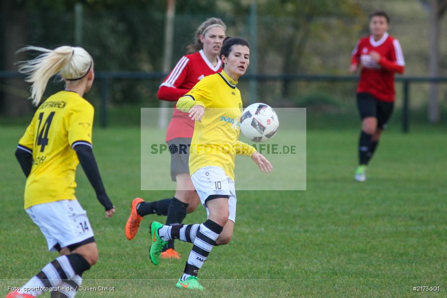Lena Ganster, 22.10.2016, Fussball, Landesliga Nord Frauen, SpVgg Oberfranken Bayreuth, FC Karsbach - Bild-ID: 2173601