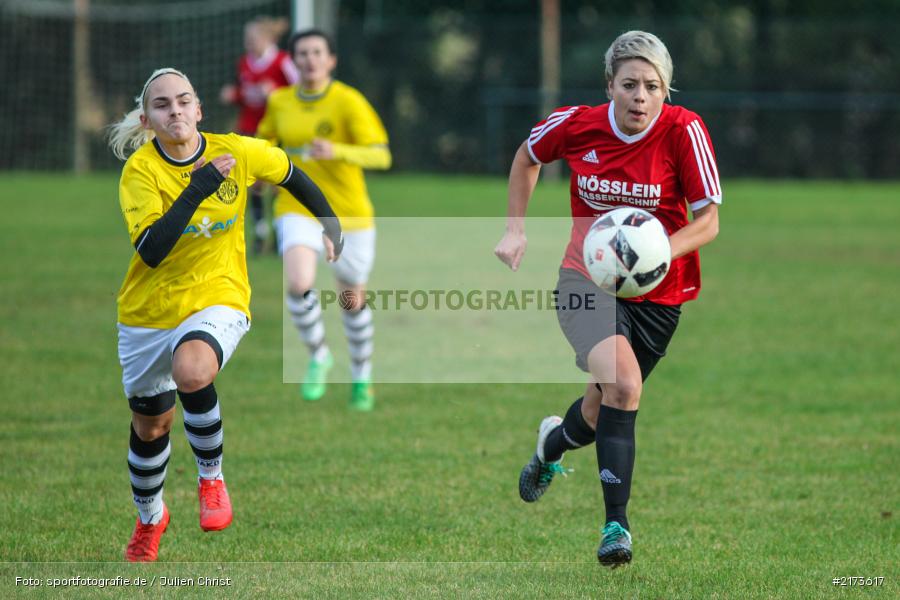 Delia Brandenstein, Shannon Bärnreuther, 22.10.2016, Fussball, Landesliga Nord Frauen, SpVgg Oberfranken Bayreuth, FC Karsbach - Bild-ID: 2173617 Delia Brandenstein, Shannon Bärnreuther, 22.10.2016, Fussball, Landesliga Nord Frauen, SpVgg Oberfranken Bayreuth, FC Karsbach - Bild-ID: 2173617