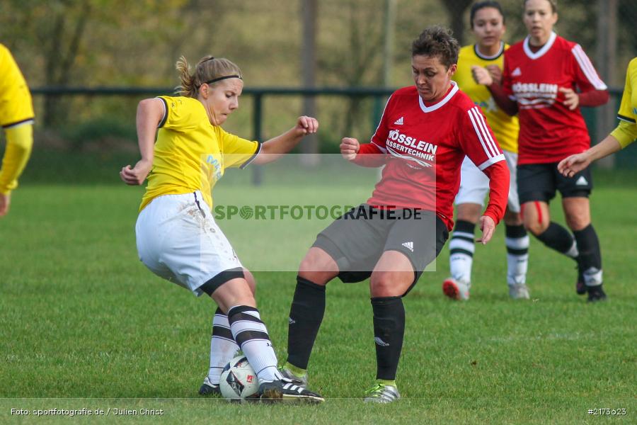Daniela Siedler, Sophia Hübner, 22.10.2016, Fussball, Landesliga Nord Frauen, SpVgg Oberfranken Bayreuth, FC Karsbach - Bild-ID: 2173623