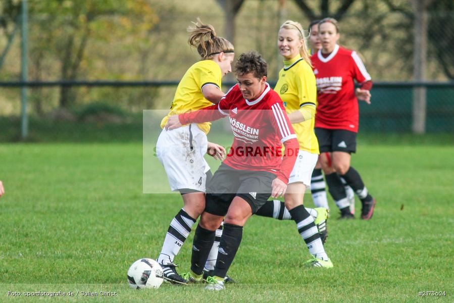 Daniela Siedler, Sophia Hübner, 22.10.2016, Fussball, Landesliga Nord Frauen, SpVgg Oberfranken Bayreuth, FC Karsbach - Bild-ID: 2173624