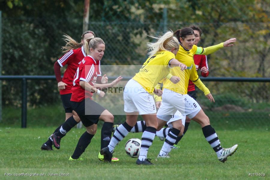 Anne Hecker, Marie Theres Franz, 22.10.2016, Fussball, Landesliga Nord Frauen, SpVgg Oberfranken Bayreuth, FC Karsbach - Bild-ID: 2173626