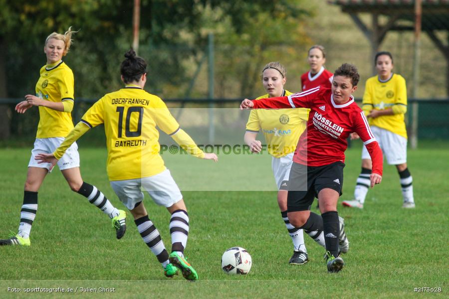 Lena Ganster, Daniela Siedler, 22.10.2016, Fussball, Landesliga Nord Frauen, SpVgg Oberfranken Bayreuth, FC Karsbach - Bild-ID: 2173628
