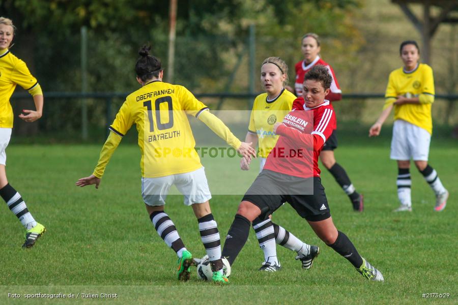 Lena Ganster, Daniela Siedler, 22.10.2016, Fussball, Landesliga Nord Frauen, SpVgg Oberfranken Bayreuth, FC Karsbach - Bild-ID: 2173629
