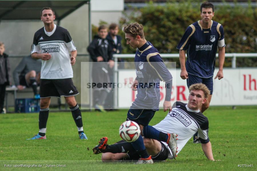 Bastian Gerhard, Jonas Holaschke, 22.10.2016, Kreisklasse Würzburg, Fussball, FV Bachgrund, FC Gössenheim - Bild-ID: 2173641 Bastian Gerhard, Jonas Holaschke, 22.10.2016, Kreisklasse Würzburg, Fussball, FV Bachgrund, FC Gössenheim - Bild-ID: 2173641