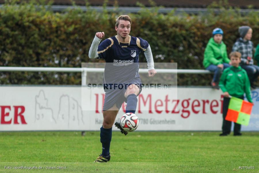 Sebastian Leisgang, 22.10.2016, Kreisklasse Würzburg, Fussball, FV Bachgrund, FC Gössenheim - Bild-ID: 2173652