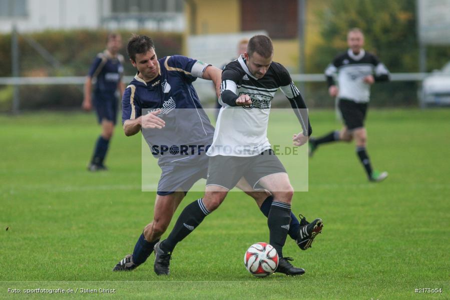 Thomas Kanth, Benedikt Schlereth, 22.10.2016, Kreisklasse Würzburg, Fussball, FV Bachgrund, FC Gössenheim - Bild-ID: 2173654