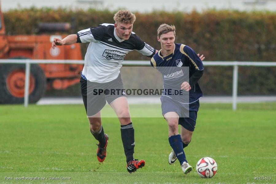 Benhamin Hoefling, Bastian Gerhard, 22.10.2016, Kreisklasse Würzburg, Fussball, FV Bachgrund, FC Gössenheim - Bild-ID: 2173670 Benhamin Hoefling, Bastian Gerhard, 22.10.2016, Kreisklasse Würzburg, Fussball, FV Bachgrund, FC Gössenheim - Bild-ID: 2173670