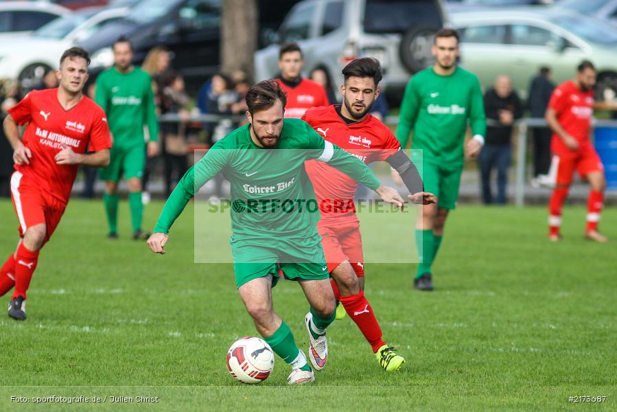 Mehmet Mercan, Benedikt Schrödl, 23.10.2016, Fussball, Derby, FV Karlstadt II, FV Fatihspor Karlstadt - Bild-ID: 2173687