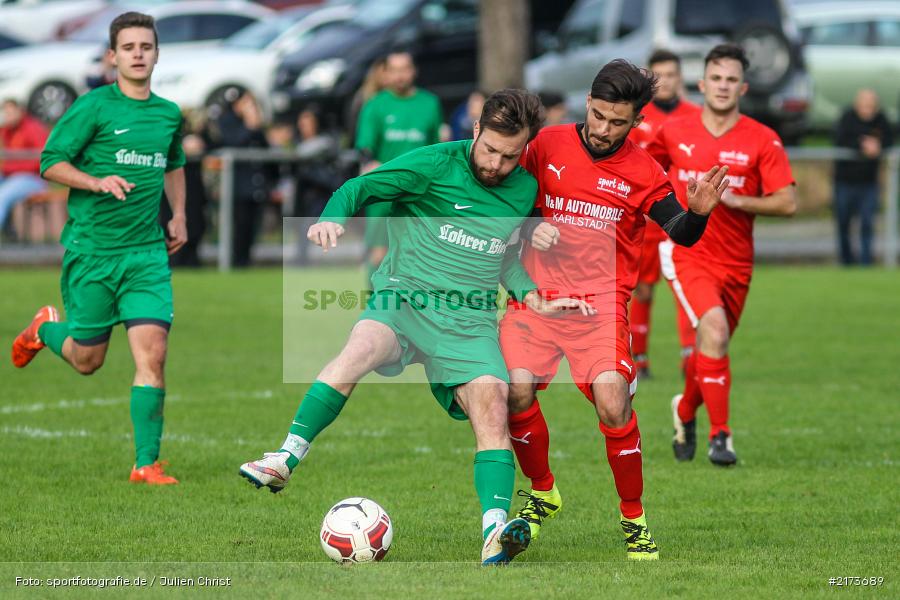 Mehmet Mercan, Benedikt Schrödl, 23.10.2016, Fussball, Derby, FV Karlstadt II, FV Fatihspor Karlstadt - Bild-ID: 2173689
